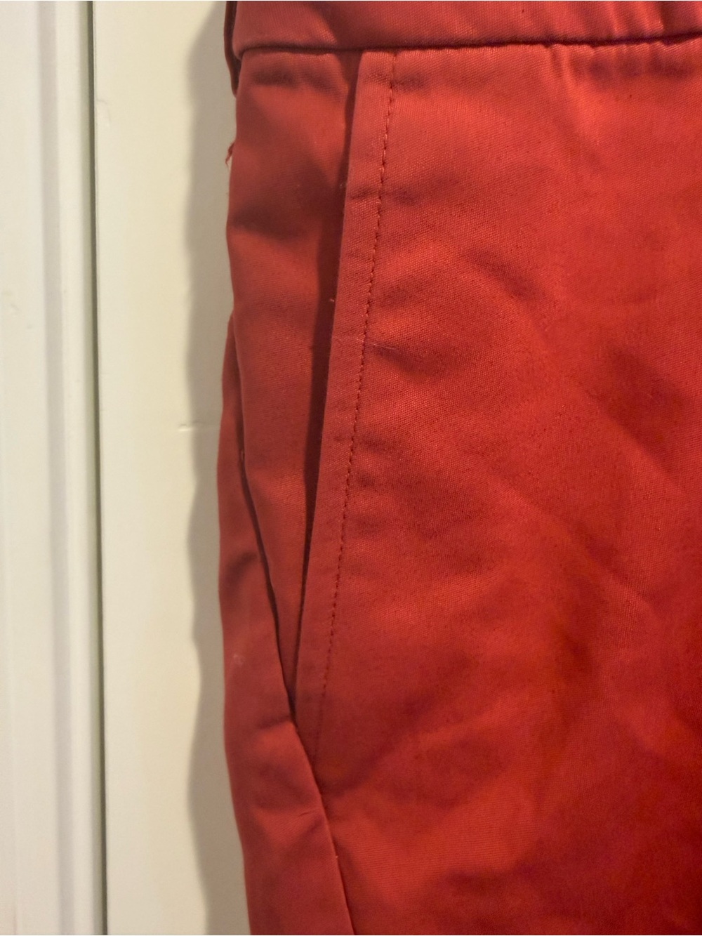 Lane Bryant Rust Tapered Dress Pants - Picture 4 of 6